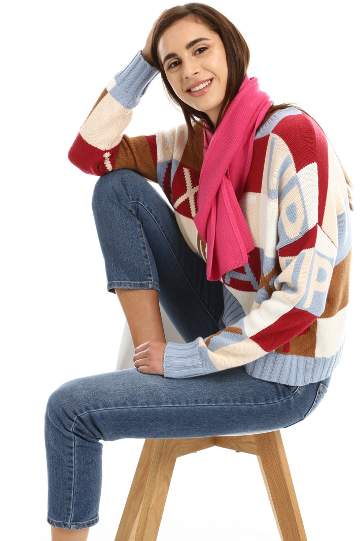 Wool scarf Intrend Wool scarf Intrend