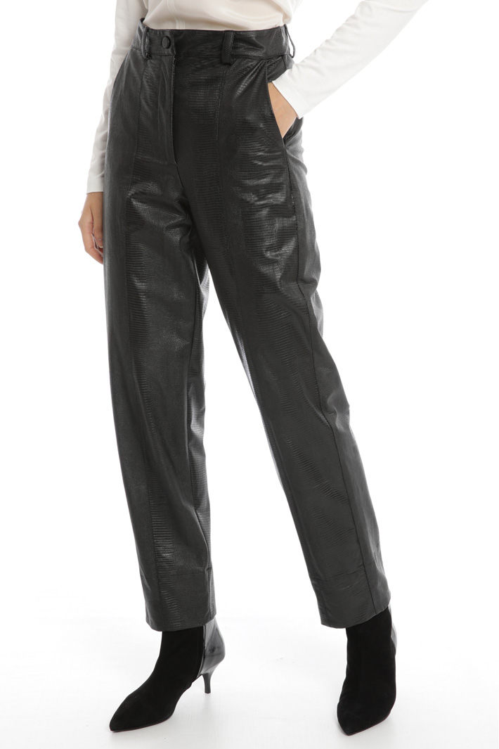 Reptile print trousers Intrend Reptile print trousers Intrend