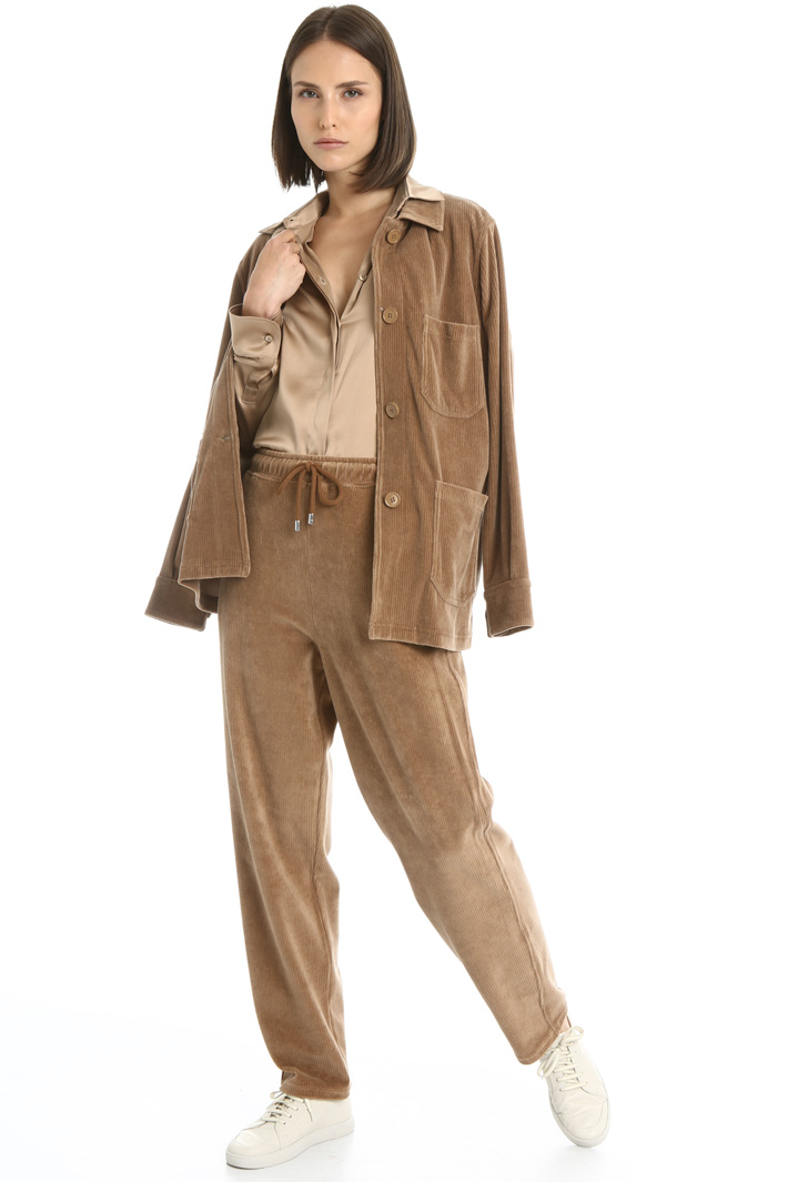 Velvet jogging trousers Intrend Velvet jogging trousers Intrend
