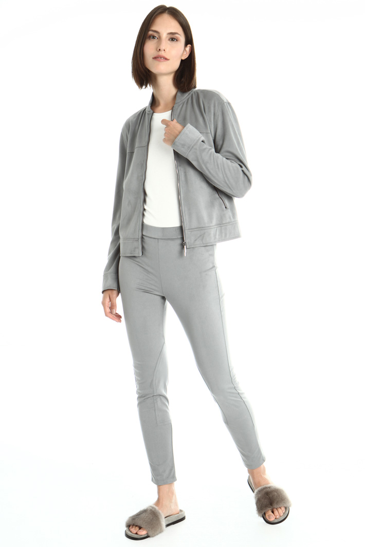 Suede effect trousers Intrend Suede effect trousers Intrend