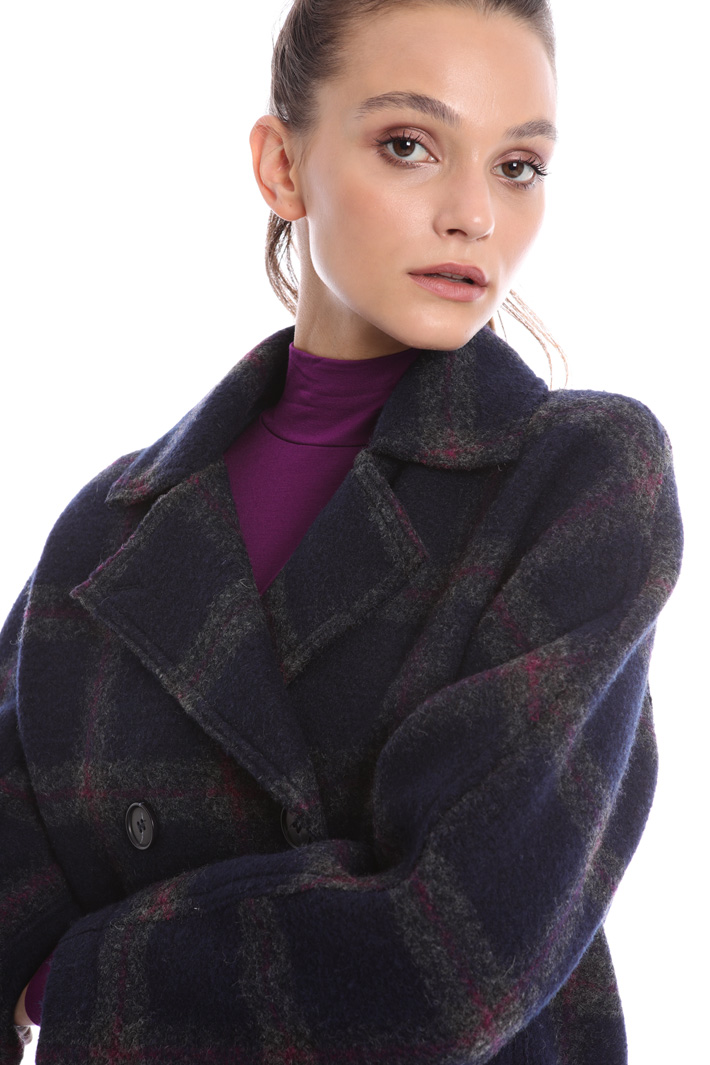 Checked coat Intrend Checked coat Intrend