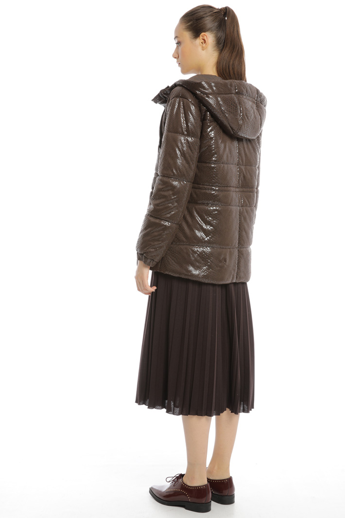 Reptile print padded jacket Intrend Reptile print padded jacket Intrend
