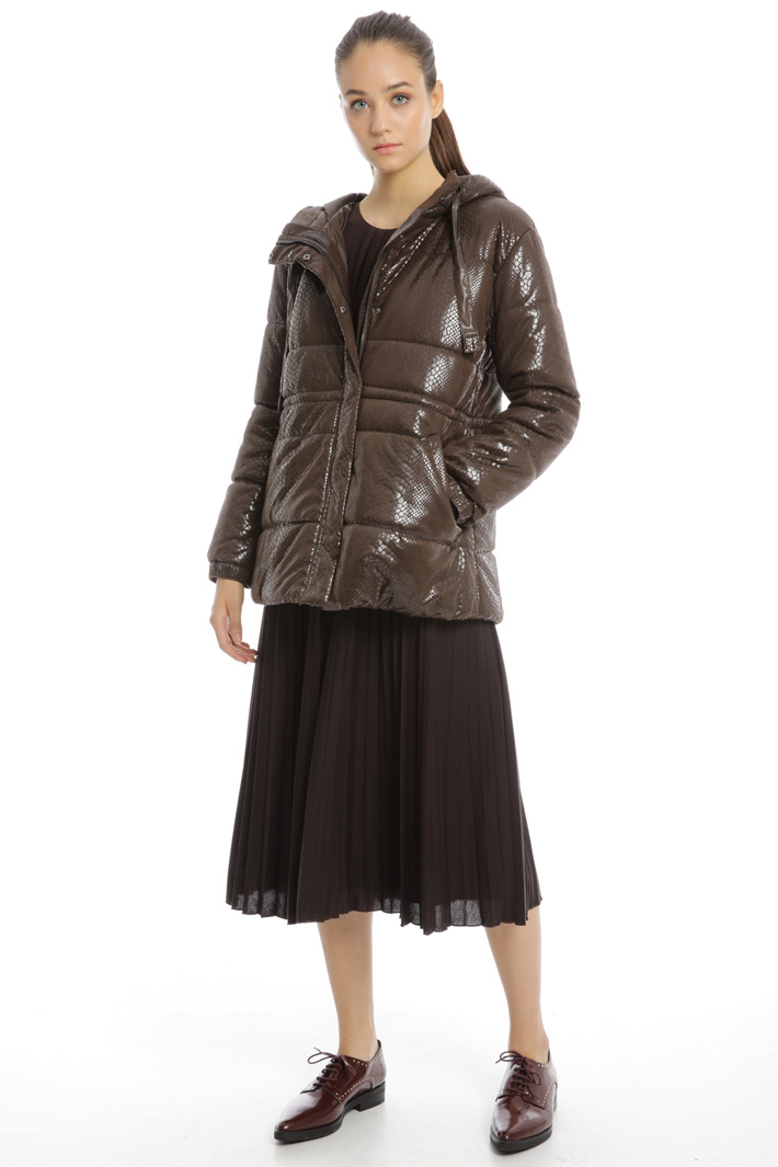 Reptile print padded jacket Intrend Reptile print padded jacket Intrend