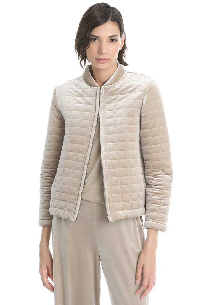Quilted velvet jacket Intrend Quilted velvet jacket Intrend