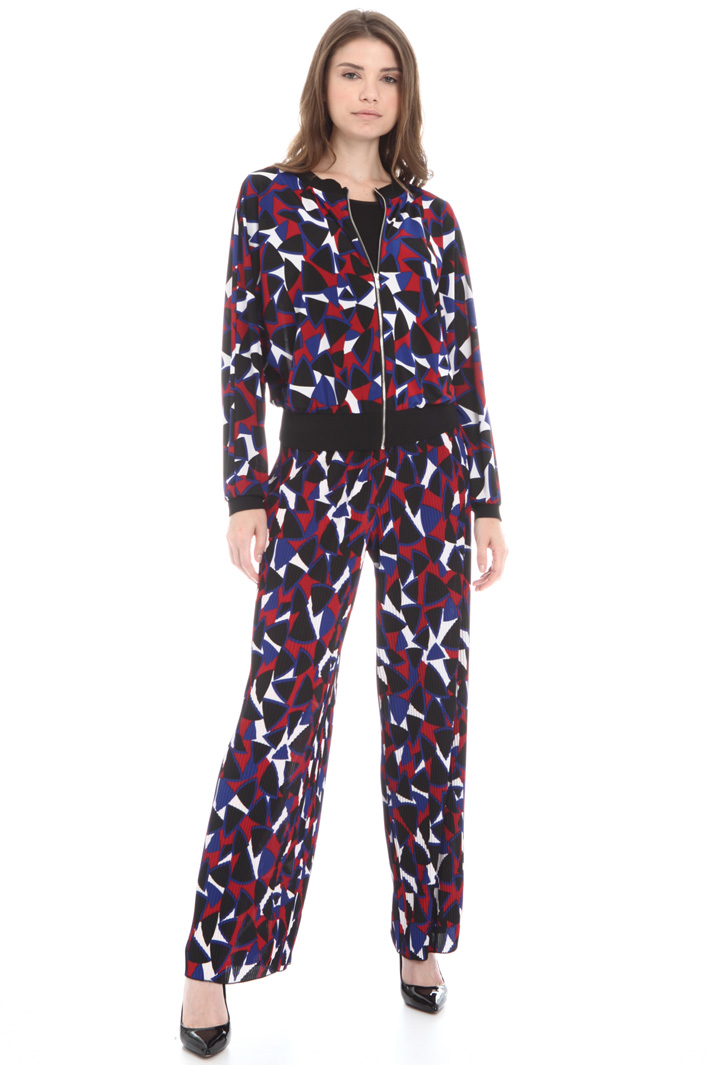 Printed jersey jacket Intrend Printed jersey jacket Intrend