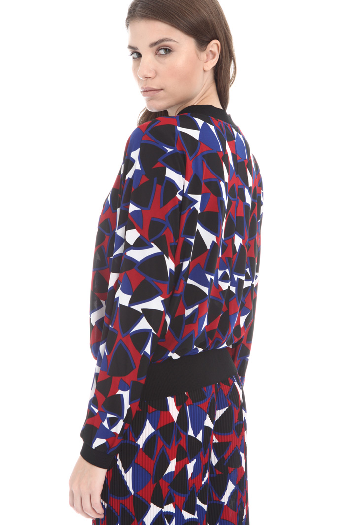 Printed jersey jacket Intrend Printed jersey jacket Intrend