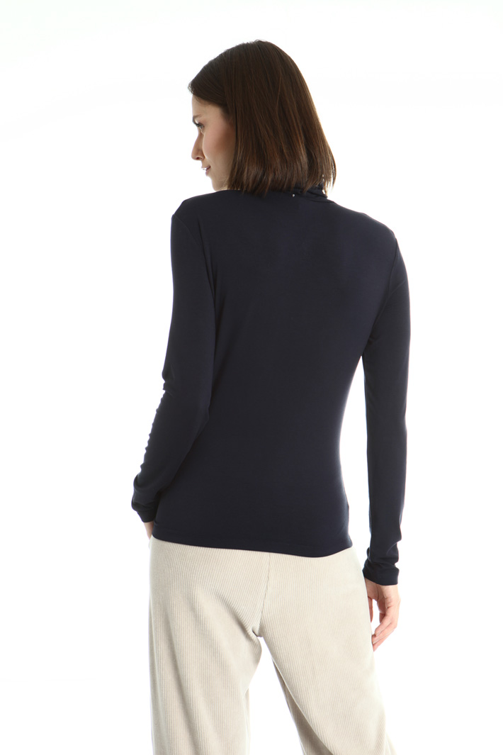Stretch jersey high neck top Intrend Stretch jersey high neck top Intrend