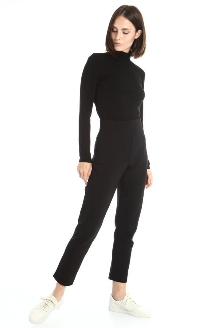 Stretch jersey high neck top Intrend Stretch jersey high neck top Intrend