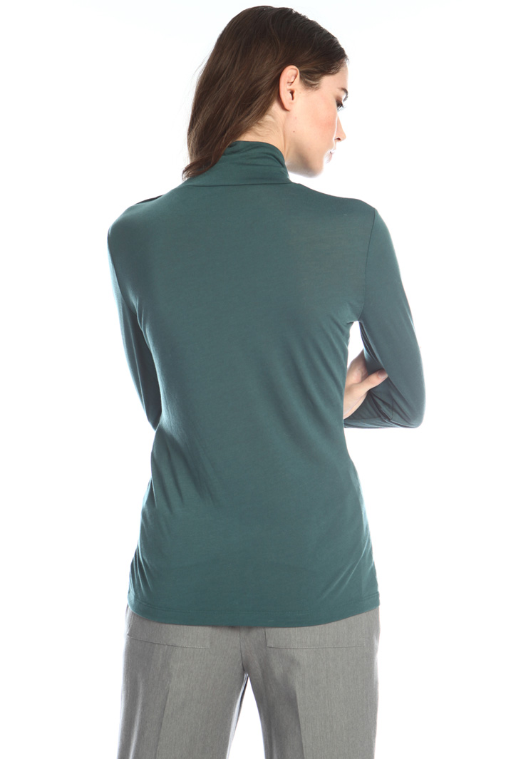 Jersey turtleneck top Intrend Jersey turtleneck top Intrend