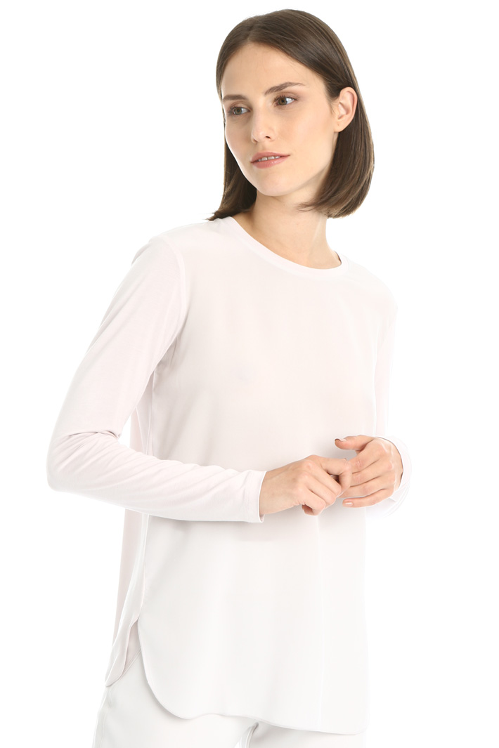 Jersey and silk T-shirt Intrend Jersey and silk T-shirt Intrend