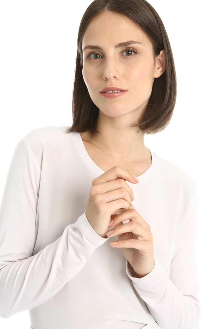 Jersey and silk T-shirt Intrend Jersey and silk T-shirt Intrend