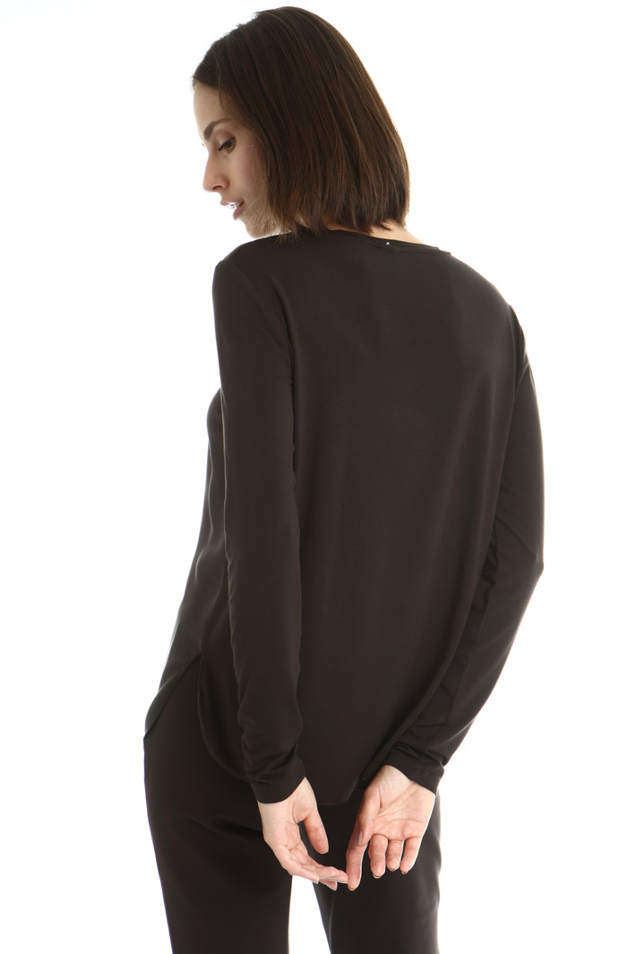 Jersey and silk T-shirt Intrend Jersey and silk T-shirt Intrend