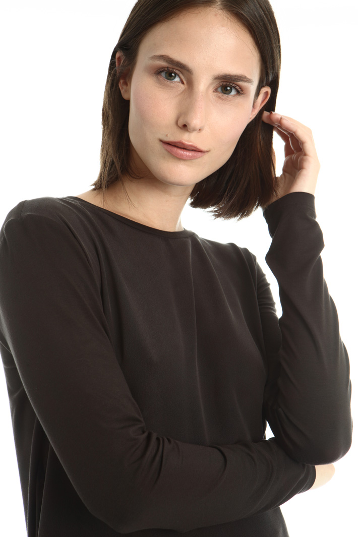 Jersey and silk T-shirt Intrend Jersey and silk T-shirt Intrend