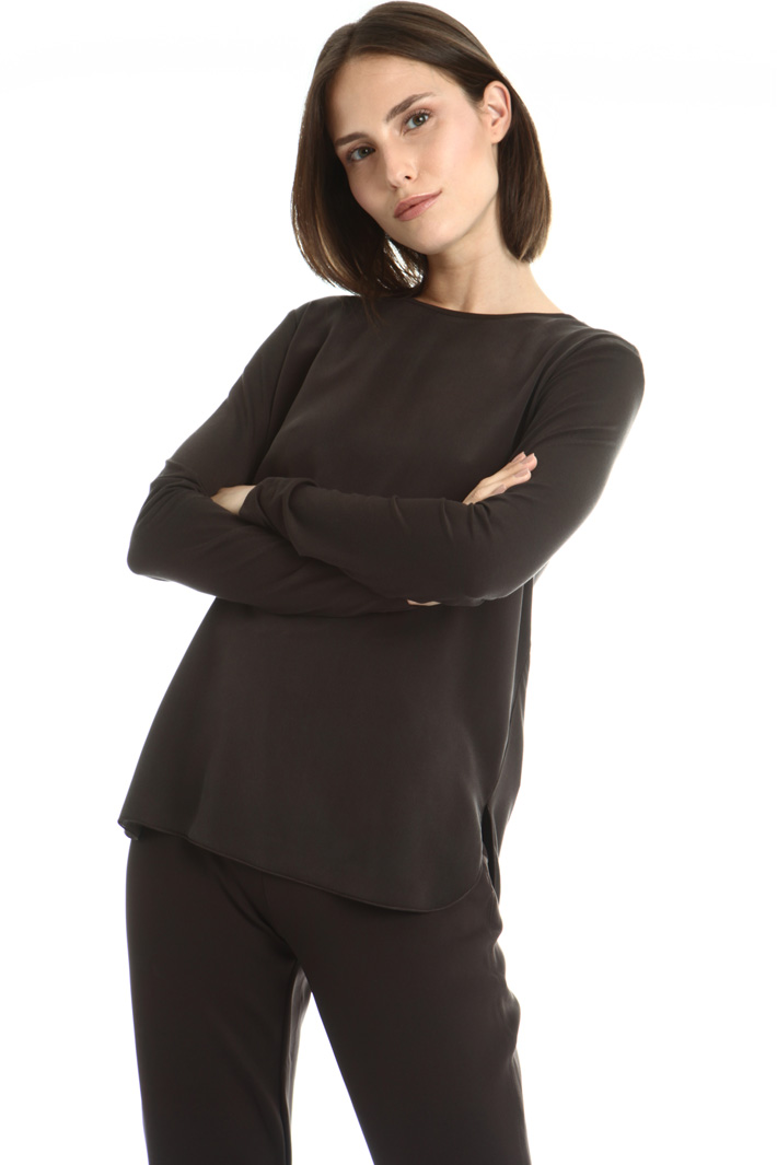 Jersey and silk T-shirt Intrend Jersey and silk T-shirt Intrend