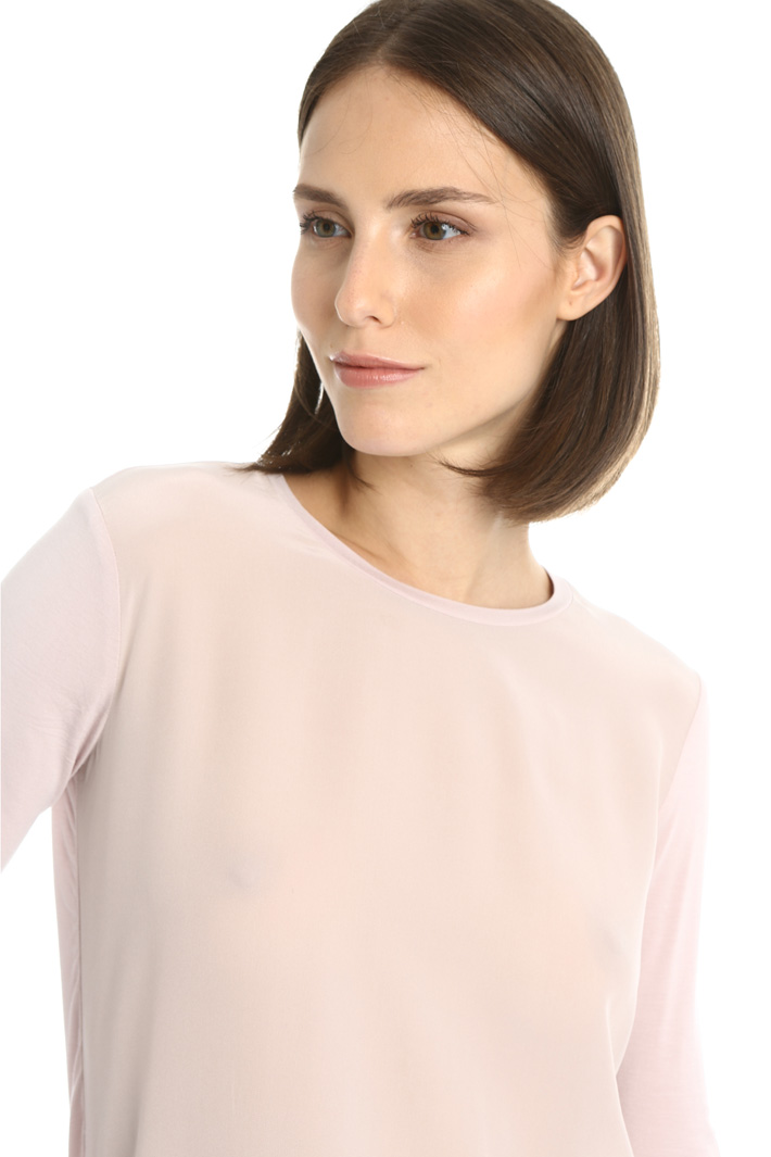 Jersey and silk T-shirt Intrend Jersey and silk T-shirt Intrend