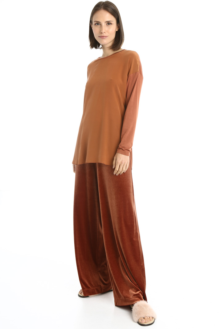 Jersey and silk top Intrend Jersey and silk top Intrend