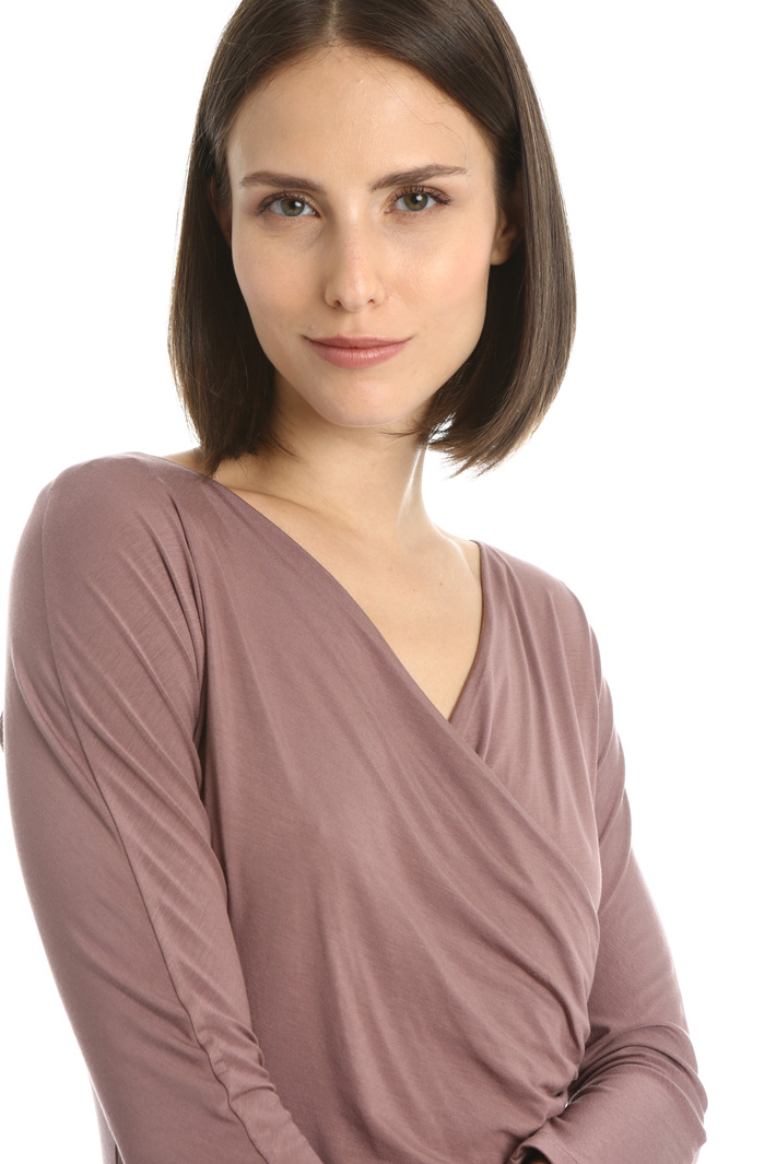Semi-fitted jersey top Intrend Semi-fitted jersey top Intrend