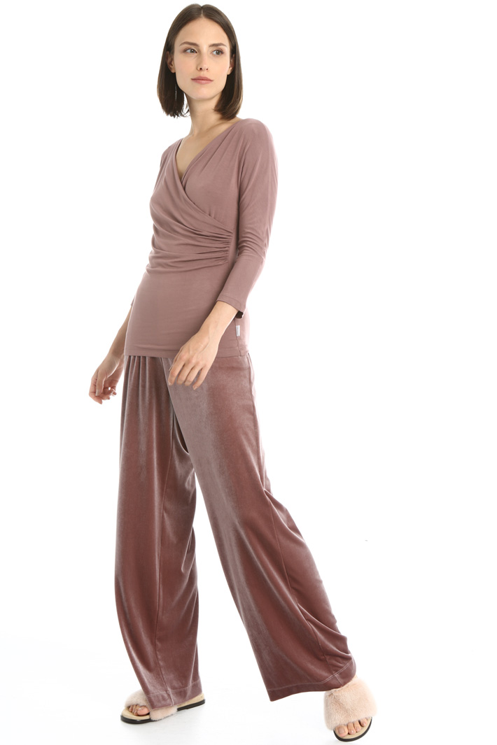 Semi-fitted jersey top Intrend Semi-fitted jersey top Intrend