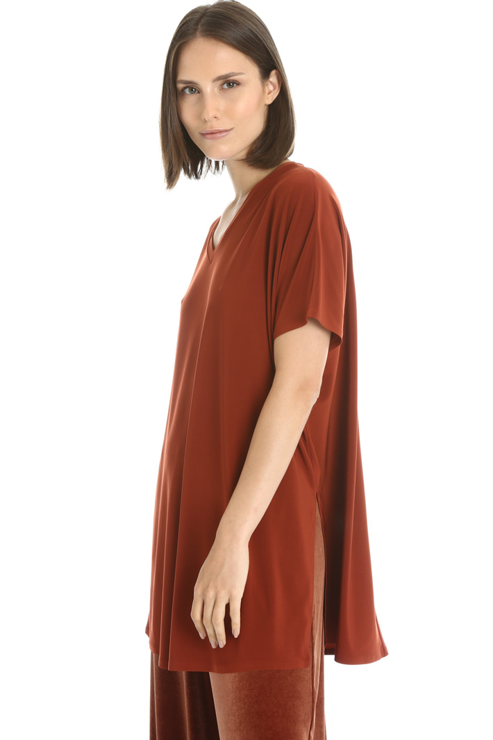 Jersey tunic with slits Intrend Jersey tunic with slits Intrend