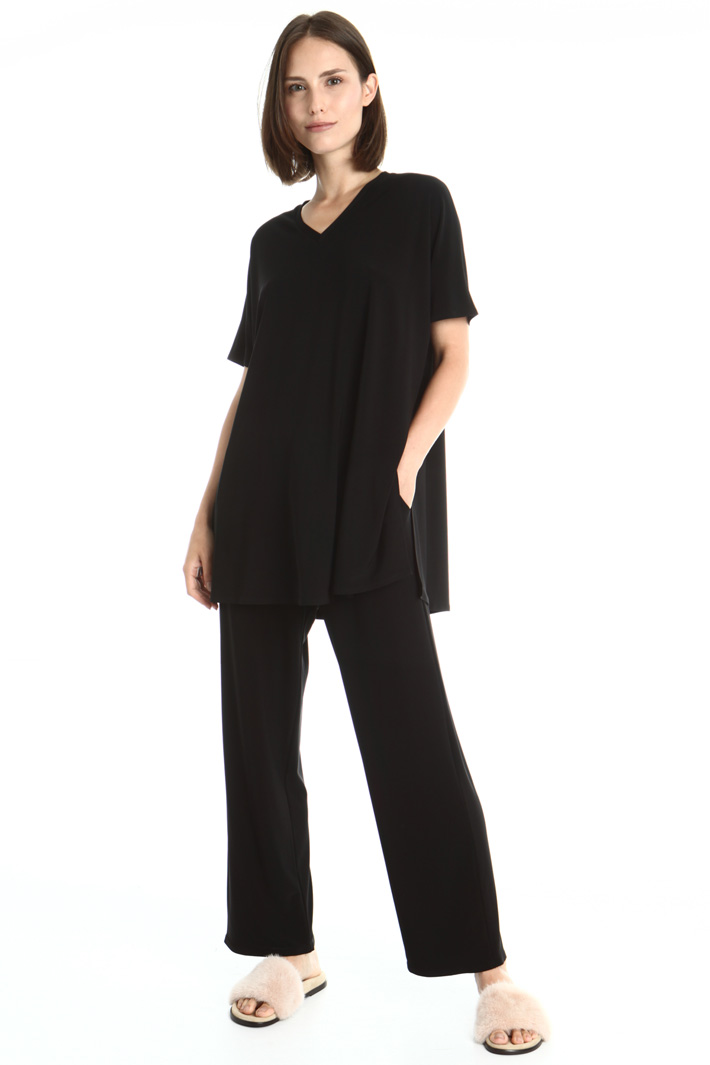 Jersey tunic with slits Intrend Jersey tunic with slits Intrend