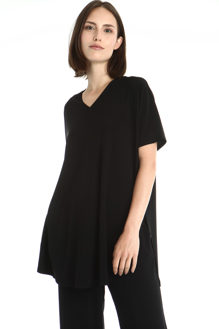 Jersey tunic with slits Intrend Jersey tunic with slits Intrend