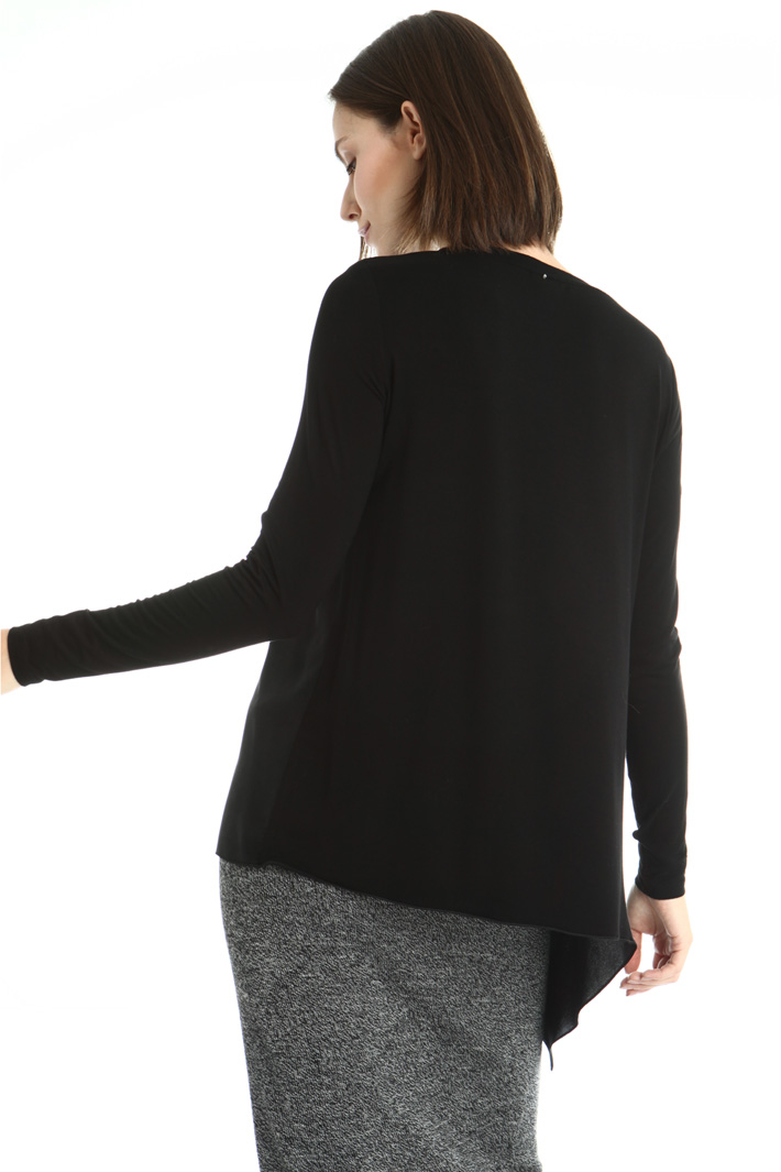 Asymmetrical hem T-shirt Intrend Asymmetrical hem T-shirt Intrend