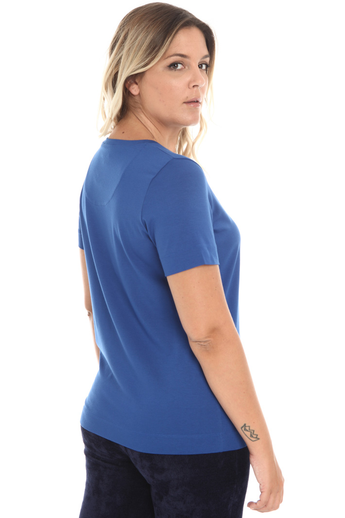 Embroidered jersey T-shirt Intrend Embroidered jersey T-shirt Intrend