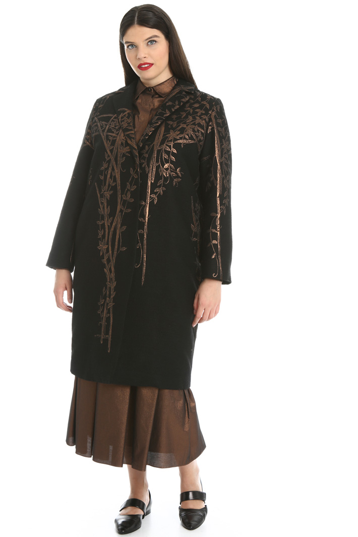 Jacquard wool coat Intrend Jacquard wool coat Intrend