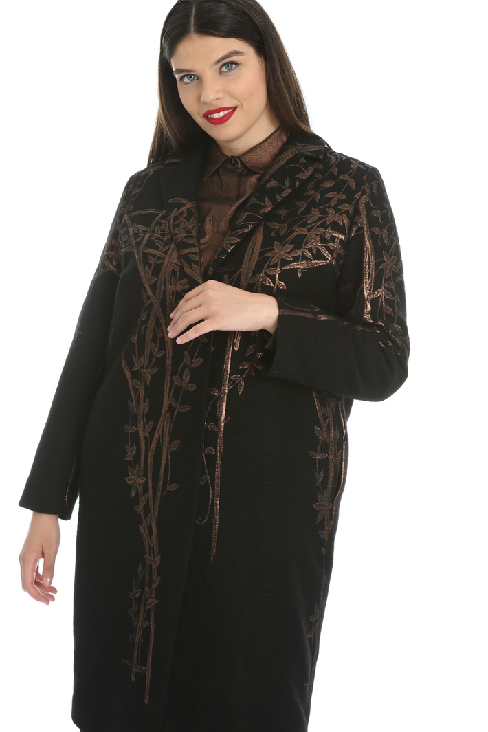Jacquard wool coat Intrend Jacquard wool coat Intrend