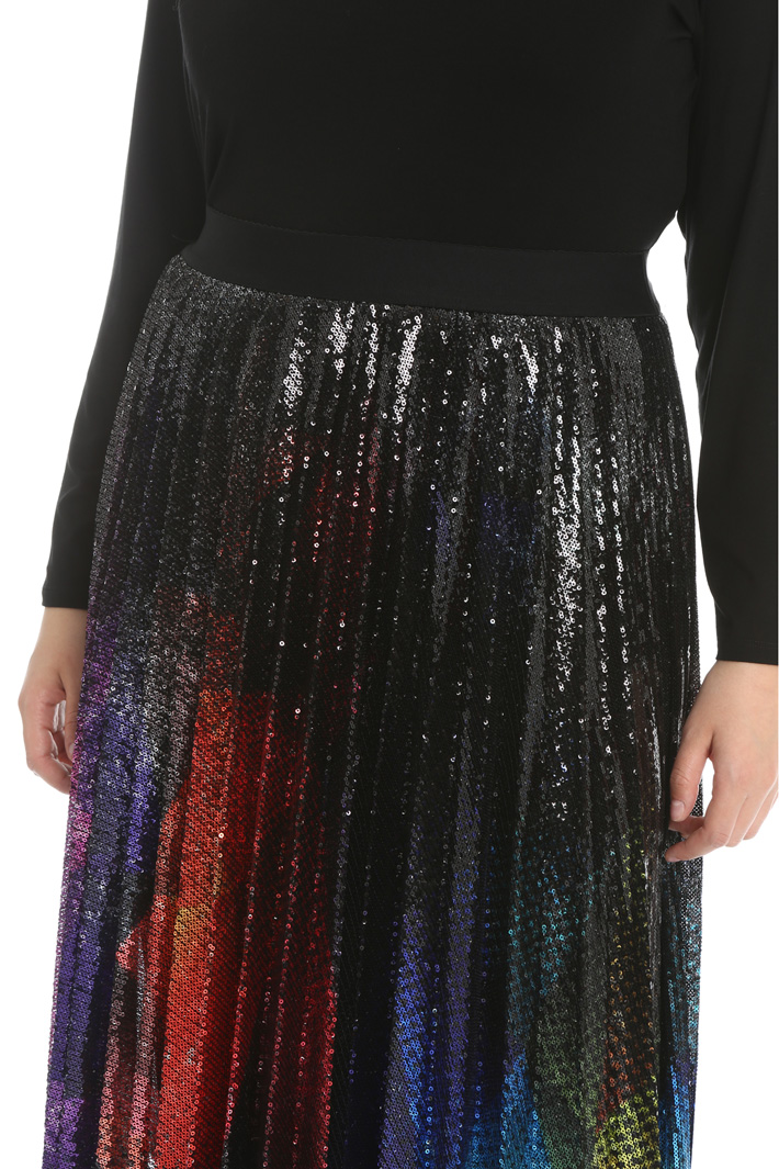 Pleated sequinned skirt Intrend Pleated sequinned skirt Intrend