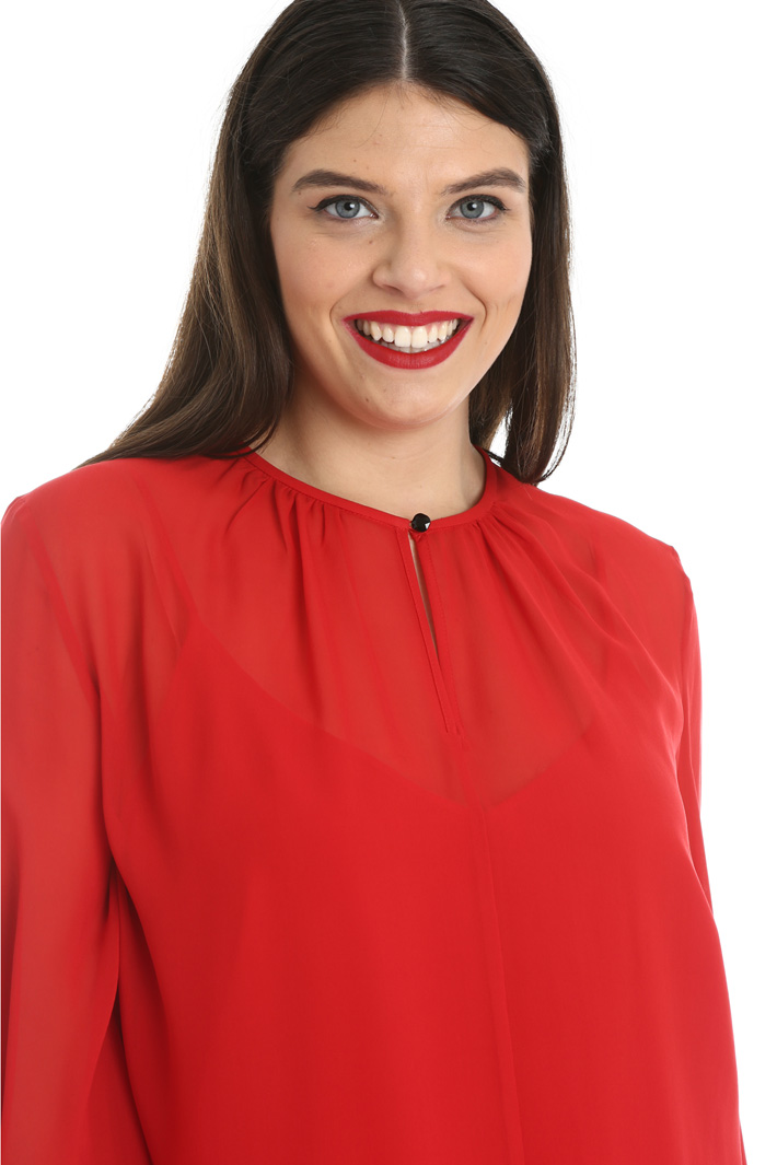 Silk georgette blouse Intrend Silk georgette blouse Intrend