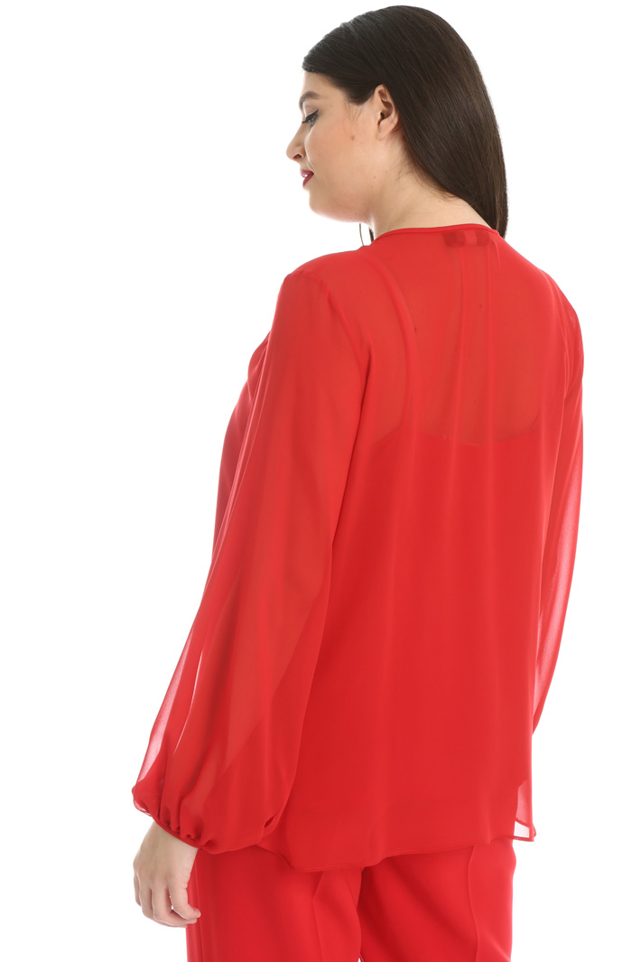 Silk georgette blouse Intrend Silk georgette blouse Intrend