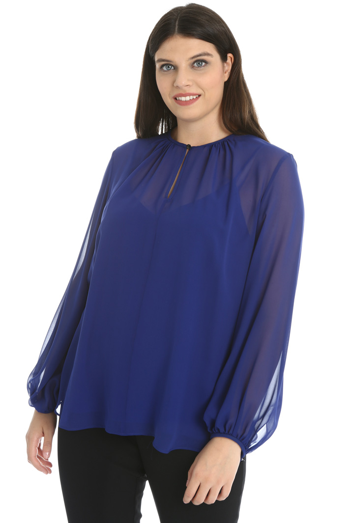 Silk georgette blouse Intrend Silk georgette blouse Intrend