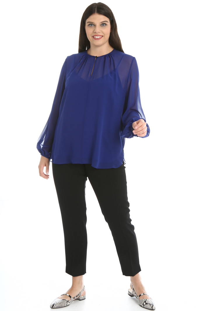 Silk georgette blouse Intrend Silk georgette blouse Intrend