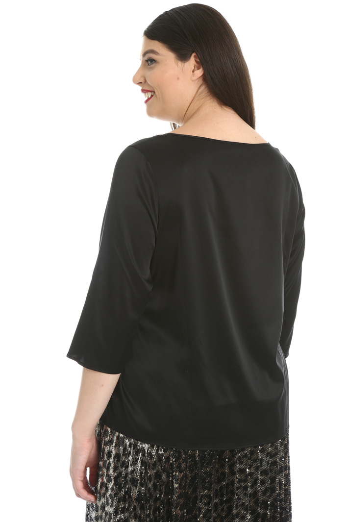 Pure silk satin blouse Intrend Pure silk satin blouse Intrend