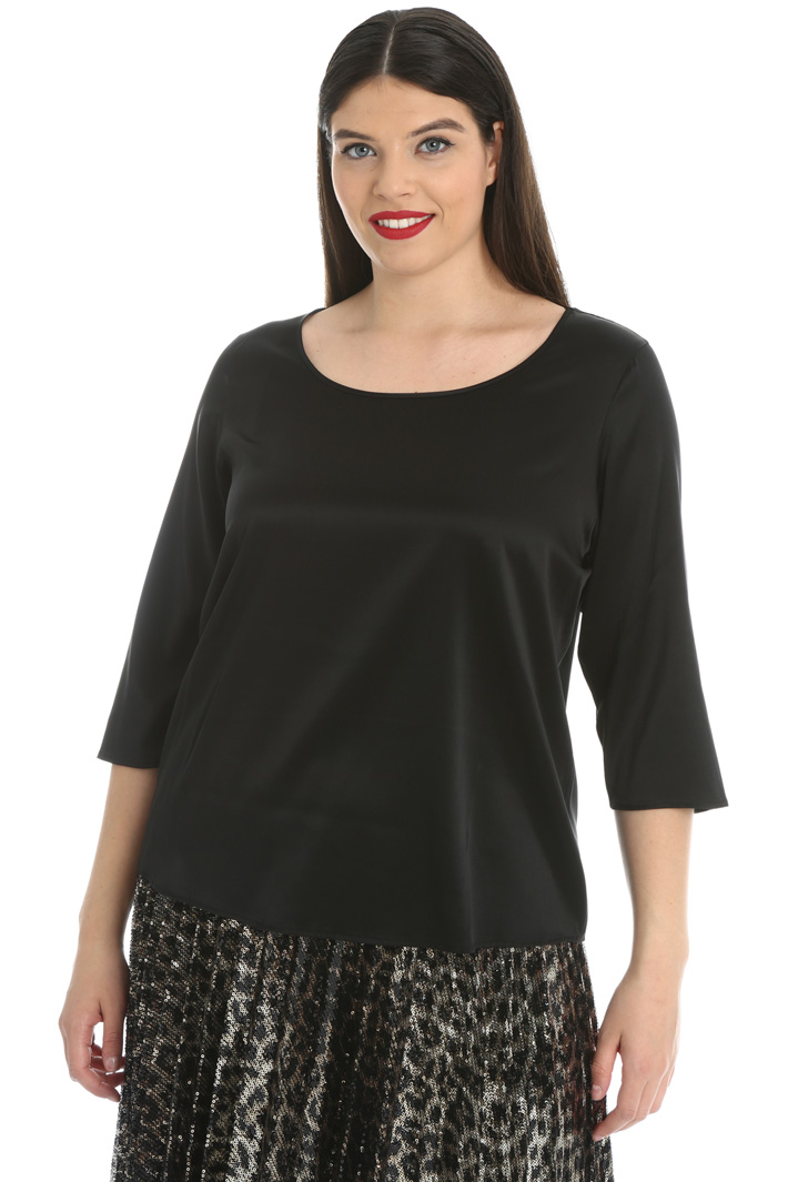 Pure silk satin blouse Intrend Pure silk satin blouse Intrend