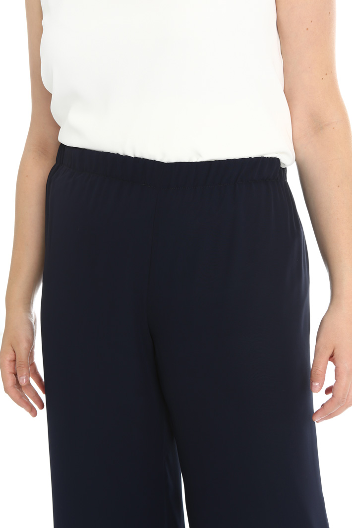 Flared georgette trousers Intrend Flared georgette trousers Intrend