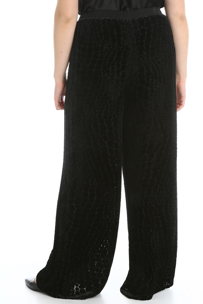 Velvet dévoré trousers Intrend Velvet dévoré trousers Intrend