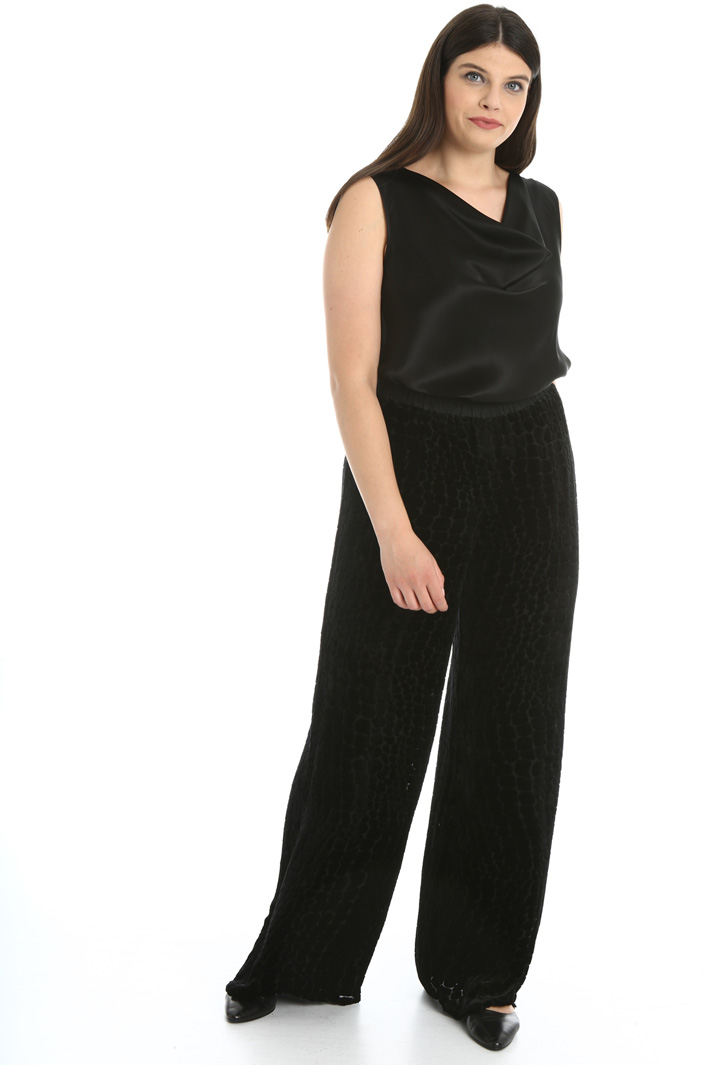 Velvet dévoré trousers Intrend Velvet dévoré trousers Intrend