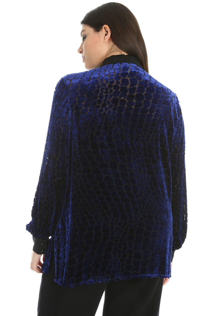 Velvet dévoré shirt Intrend Velvet dévoré shirt Intrend
