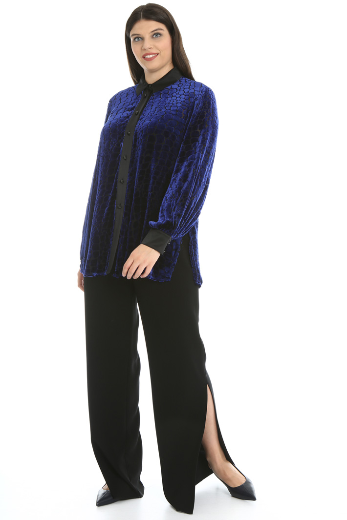 Velvet dévoré shirt Intrend Velvet dévoré shirt Intrend
