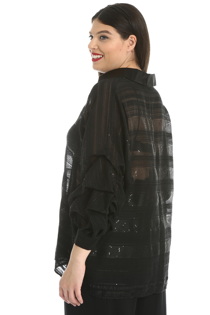 Shirt in organza jacquard Intrend Shirt in organza jacquard Intrend