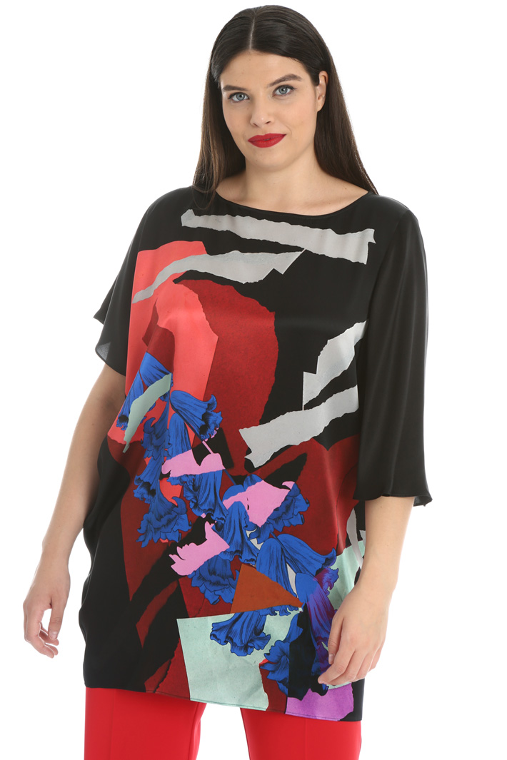 Silk satin tunic Intrend Silk satin tunic Intrend
