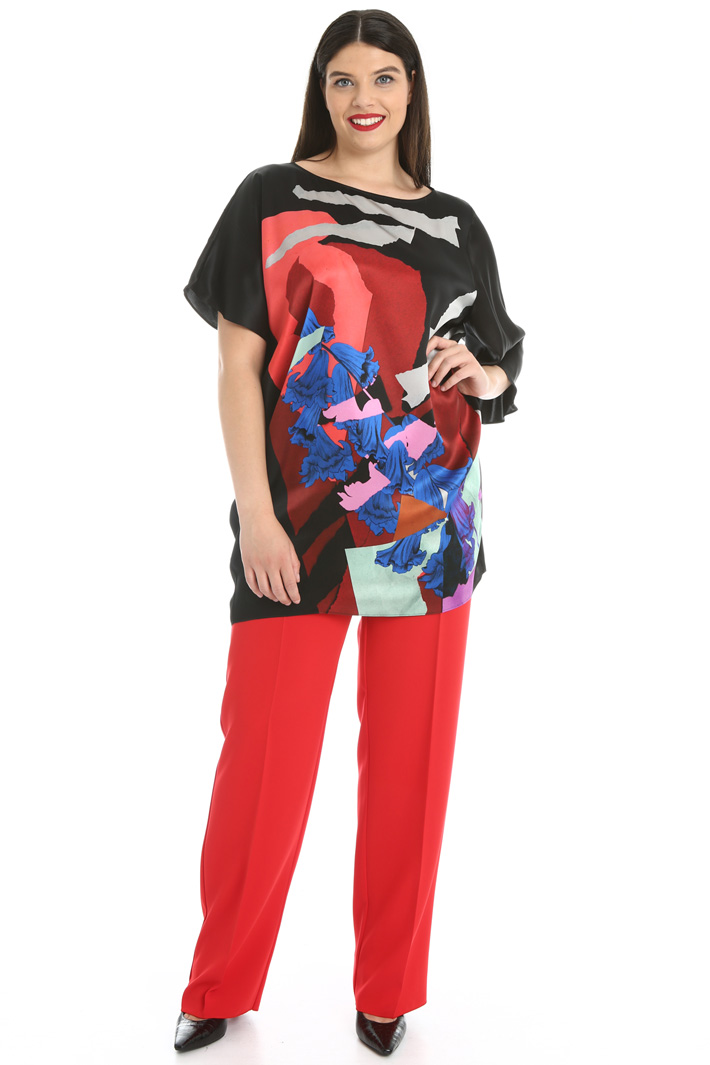 Silk satin tunic Intrend Silk satin tunic Intrend