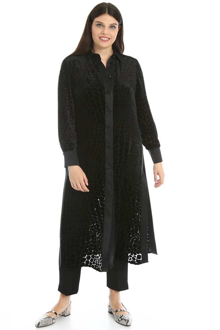 Maxi velvet tunic Intrend Maxi velvet tunic Intrend