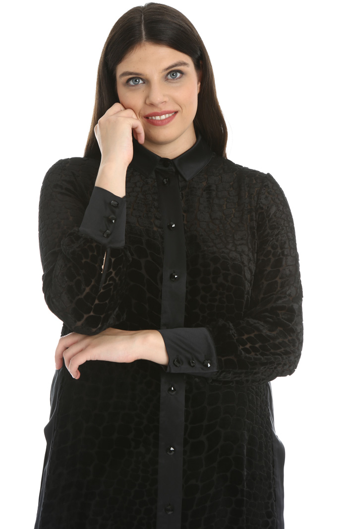 Maxi velvet tunic Intrend Maxi velvet tunic Intrend