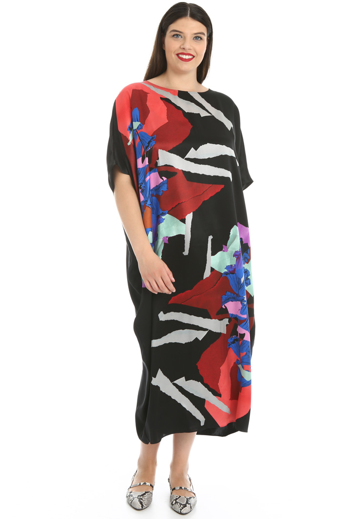 Printed silk dress Intrend Printed silk dress Intrend