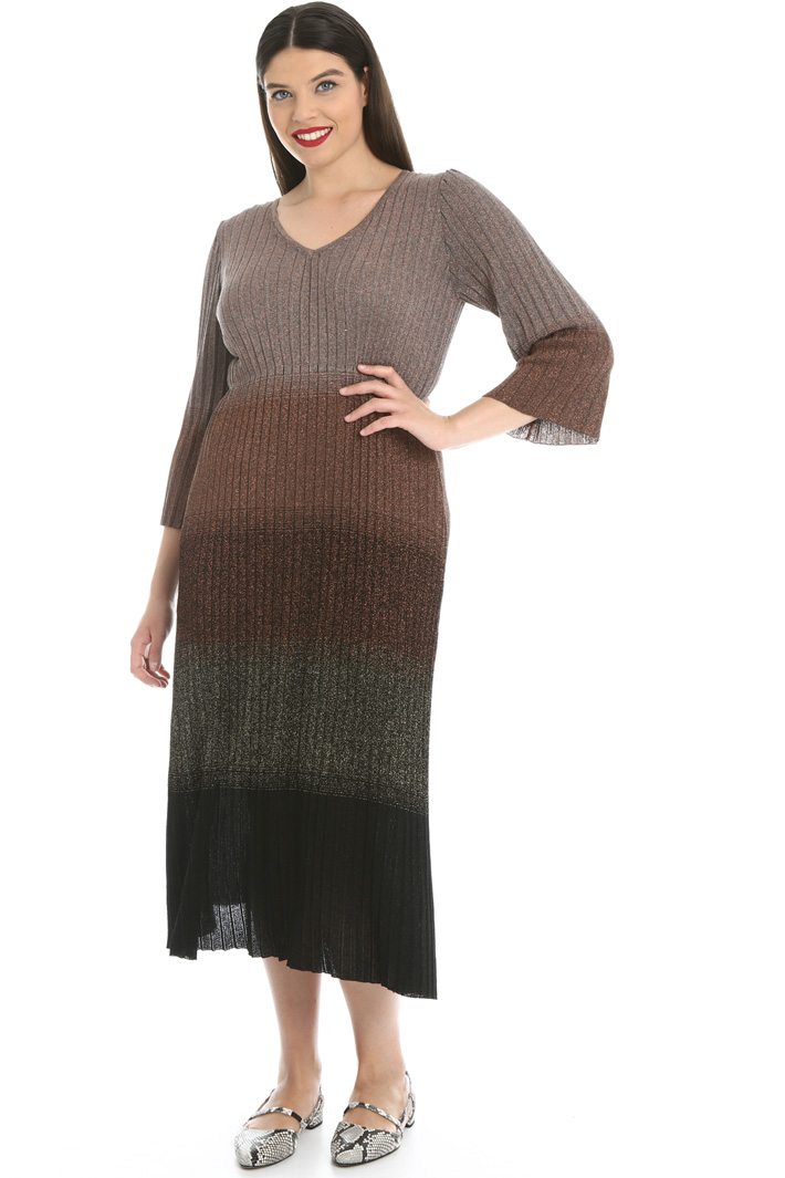 Lamé knit dress Intrend Lamé knit dress Intrend