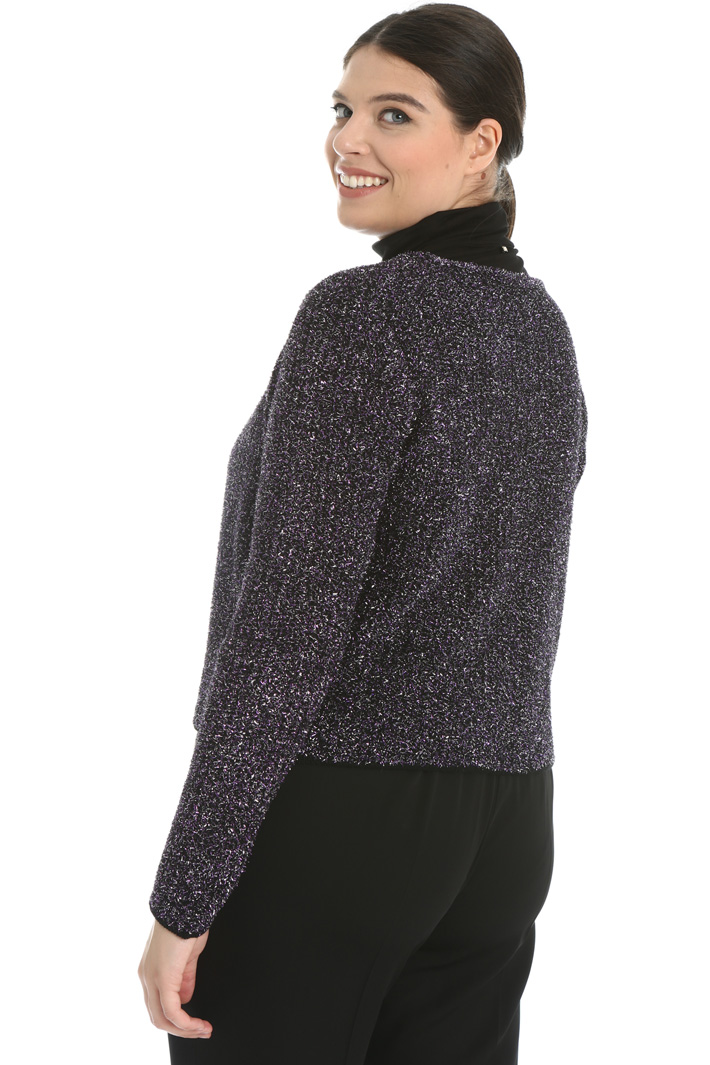 Lamé wool cardigan Intrend Lamé wool cardigan Intrend