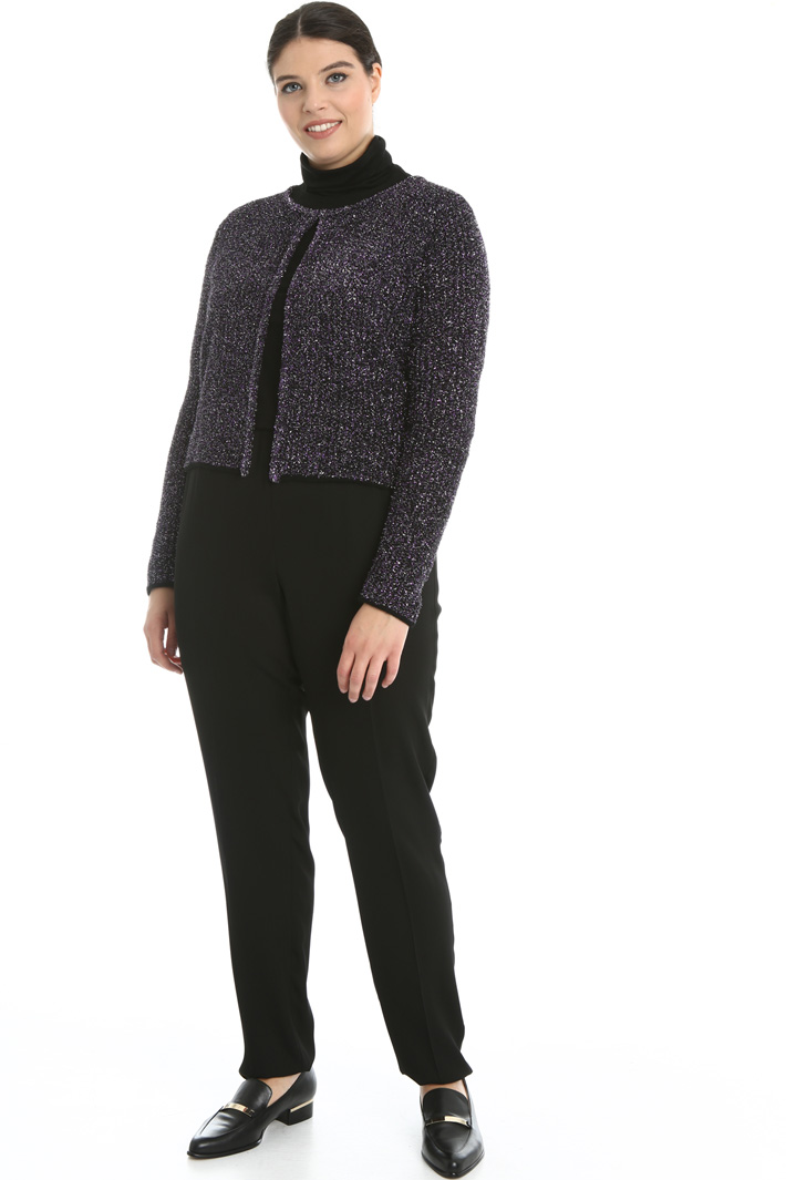 Lamé wool cardigan Intrend Lamé wool cardigan Intrend